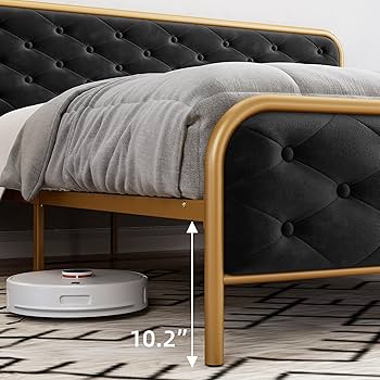 Amazon.com: IDEALHOUSE 2024 New Full Bed Frame, Luxurious